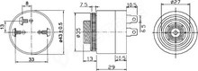 BPT-380 X-AP230VA / Piezó hangszóró 230VAC ,  gerjesztő áramkörrel (BESTAR)