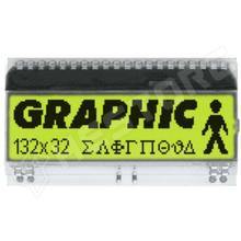 EADOGM132E-5 / Grafikus LCD kijelző, STN Pozitív, sárga-zöld, 132x32 (EA DOGM132E-5 / ELECTRONIC ASSEMBLY)