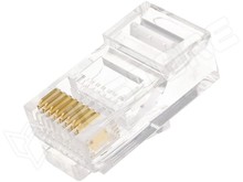 EMP881AF200 / RJ45 dugó (lapos, sodrott kábelhez) 8p8c (ECE)