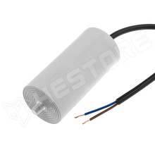 3,5uF 400/450VAC-C / Motor kondenzátor, motorokhoz, üzemi, 3.5µF, 425V AC, Ø28x55mm, vezetékek 250mm (416103514 / DUCATI ENERGIA)