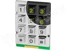 Keypad 12-03 / Billentyűzet, fém, LED világítás (ACCORD)