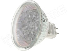 LED21-MR16-WH / Fényszóró 21 LED 12V 34,4 lm 1,5W MR16 fehér (LUCKYLIGHT)