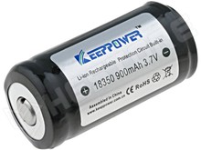 KP ICR18350 / Li-Ion akkumulátor, 900mAh, 3,7V (ICR18350 / KEEPPOWER)