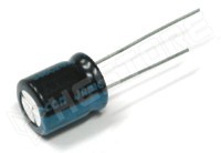 220 uF / 50V 85°C / Kondenzátor, elektrolit, 220µF, 50V DC, 5mm, Ø10x12.5mm, -40...85°C (JAMICON)