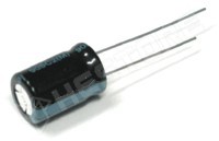 330 uF/35V LOW ESR & IMP. / Kondenzátor, elektrolit, alacsony impendanciájú, 330µF, 35V, 5mm, alacsony impendancia, Ø10 x 16mm, -55...105°C (PANASONIC)