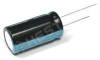 100 uF / 250V / Kondenzátor, elektrolit, 100µF, 250V, 7.5mm, Ø16 x 31.5mm, -40...105°C (SAMWHA)