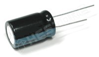 220 uF / 100V / Kondenzátor, elektrolit, 220µF, 100V DC, 5mm, Ø12.5x25mm, -40...85°C (VARIOUS)