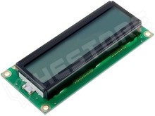 RC1602B-C / Karakteres LCD 16x2, SZÜRKE, 80 x 36 x 13.2mm (RC1602B-GHW-CSX / RAYSTAR OPTRONICS)