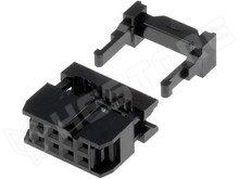 AWP-08 / Szalagkábel csat. 8p. (2×4) (T812108A101CEU / AMPHENOL)