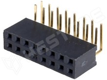 ZL263-16DG / Aljzat, 90°, 2x8 pin (NINIGI)